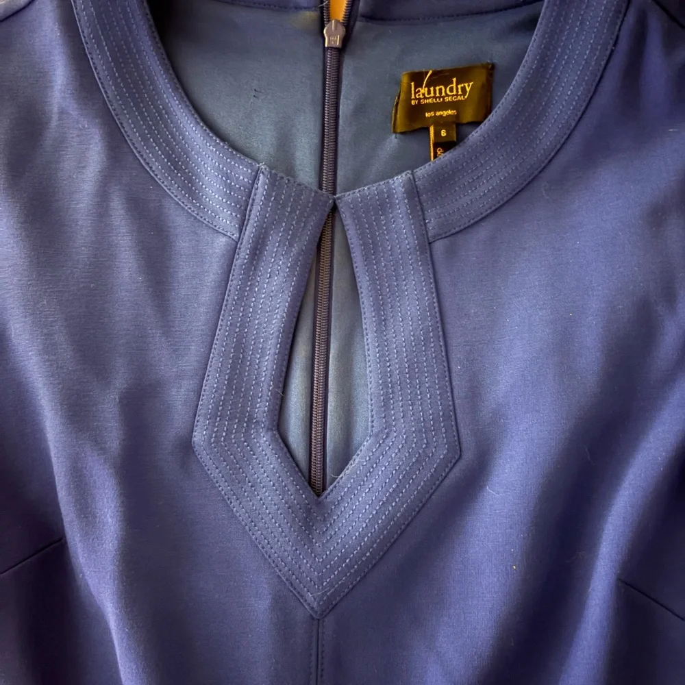 Preppy Blue Dress - Picture 3 of 3